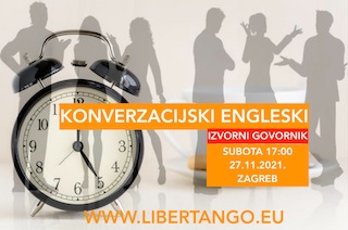 Konverzacijski engleski uz izvornog govornika iz Londona u centru Zagreba. Inovativni i zanimljivi sadržaji u raznim ambijentima. Sadržaji koji oslobađaju i inspiriraju.      ❓Razvijanje praktičnih konverzacijskih vještina iz engleskog jezika uz razvijanje rječnika Namijenjen svima koji žele usavršiti svoje konverzacijske vještine i provesti svoje vrijeme kvalitetno na drugačiji način.   Seminari Konverzacijskog engleskog jezika ne zahtijevaju kompletno znanje gramatike!!! Omogućavaju da s postojećim predznanjem usavršite svoje konverzacijske vještine te aktivno sudjelujete u svim segmentima! 