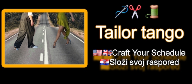 Taiolor Tango 🪡✂️🧵Dizajniran za sve stupnjeve, pojedince i parove. Fokus na strukturu, tehniku, izražajnost, glazbeni identitet i ples. Složi svoj raspored, kroj. Od svega u ponudi.   Argentine Tango designed for all levels, individuals, and couples. Focus on structure, technique, expressiveness, musical identity, and dance. Create your own schedule, tailor it. From everything on offer. 👑Institut argentinskog tanga
